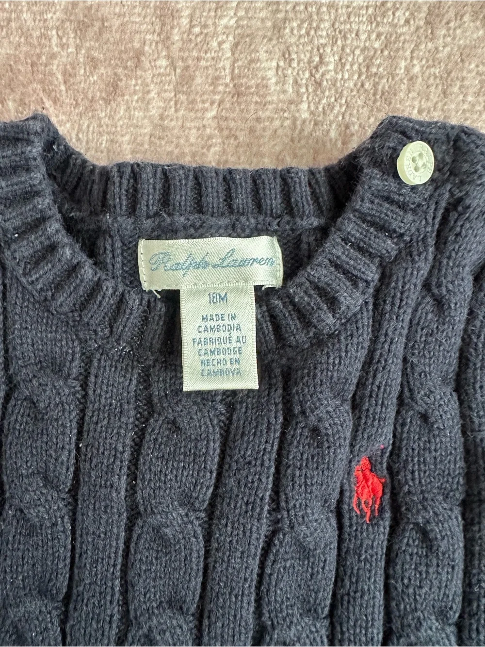 Ralph Lauren Baby Girl 9M–18M Clothing Bundle – 5 Pieces
